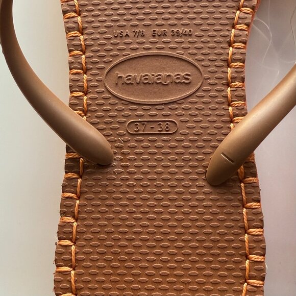 NWT HAVAIANAS SLIM FLATFORM LOOP FLIP FLOPS - Picture 6 of 11